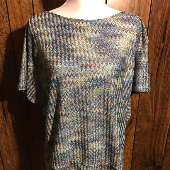 Women’s multicolored blouse top - Picture 1 of 3
